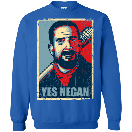 Sweatshirts Royal / Small Yes Negan Crewneck Sweatshirt