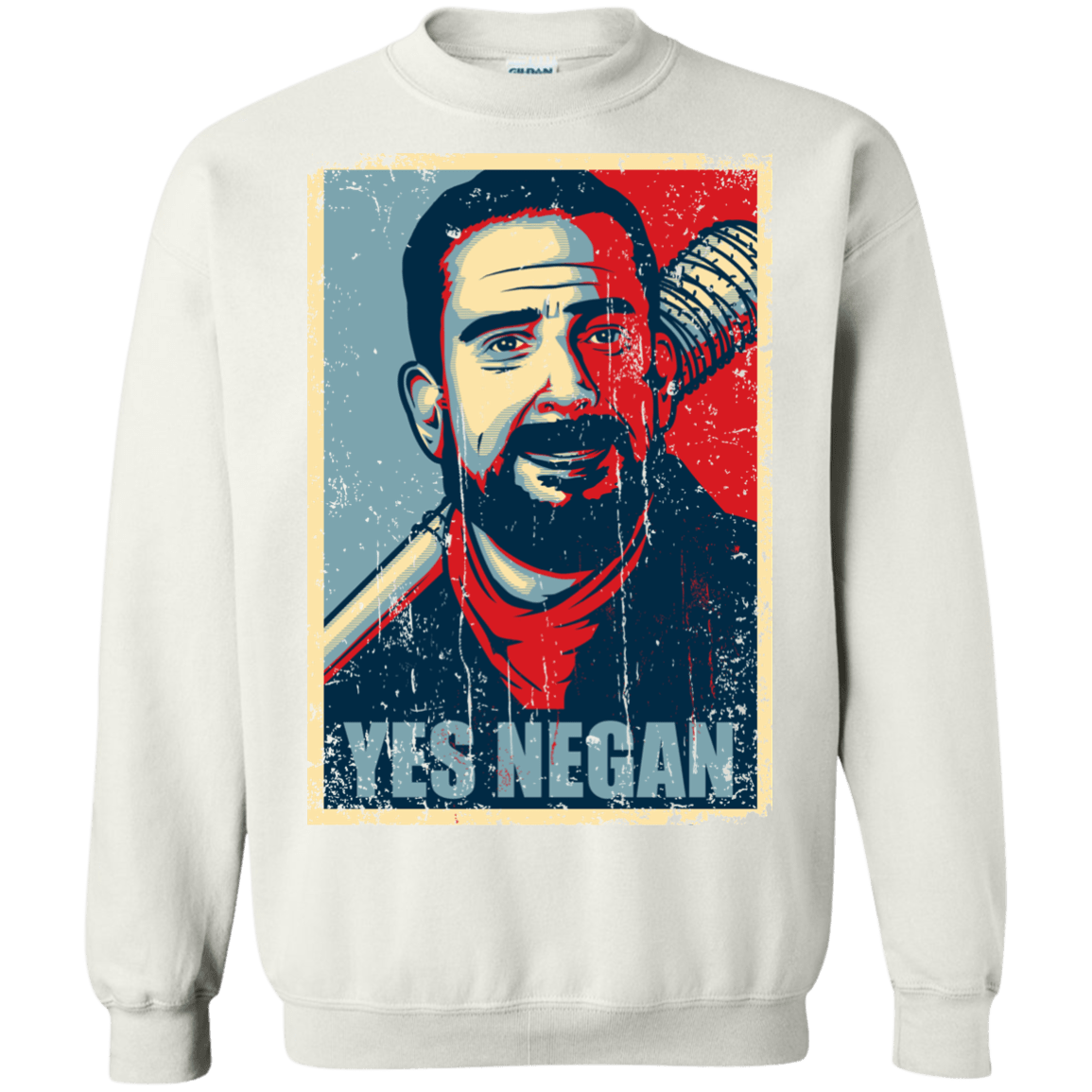 Sweatshirts White / Small Yes Negan Crewneck Sweatshirt