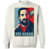 Sweatshirts White / Small Yes Negan Crewneck Sweatshirt