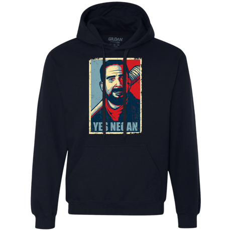 Sweatshirts Navy / Small Yes Negan Premium Fleece Hoodie