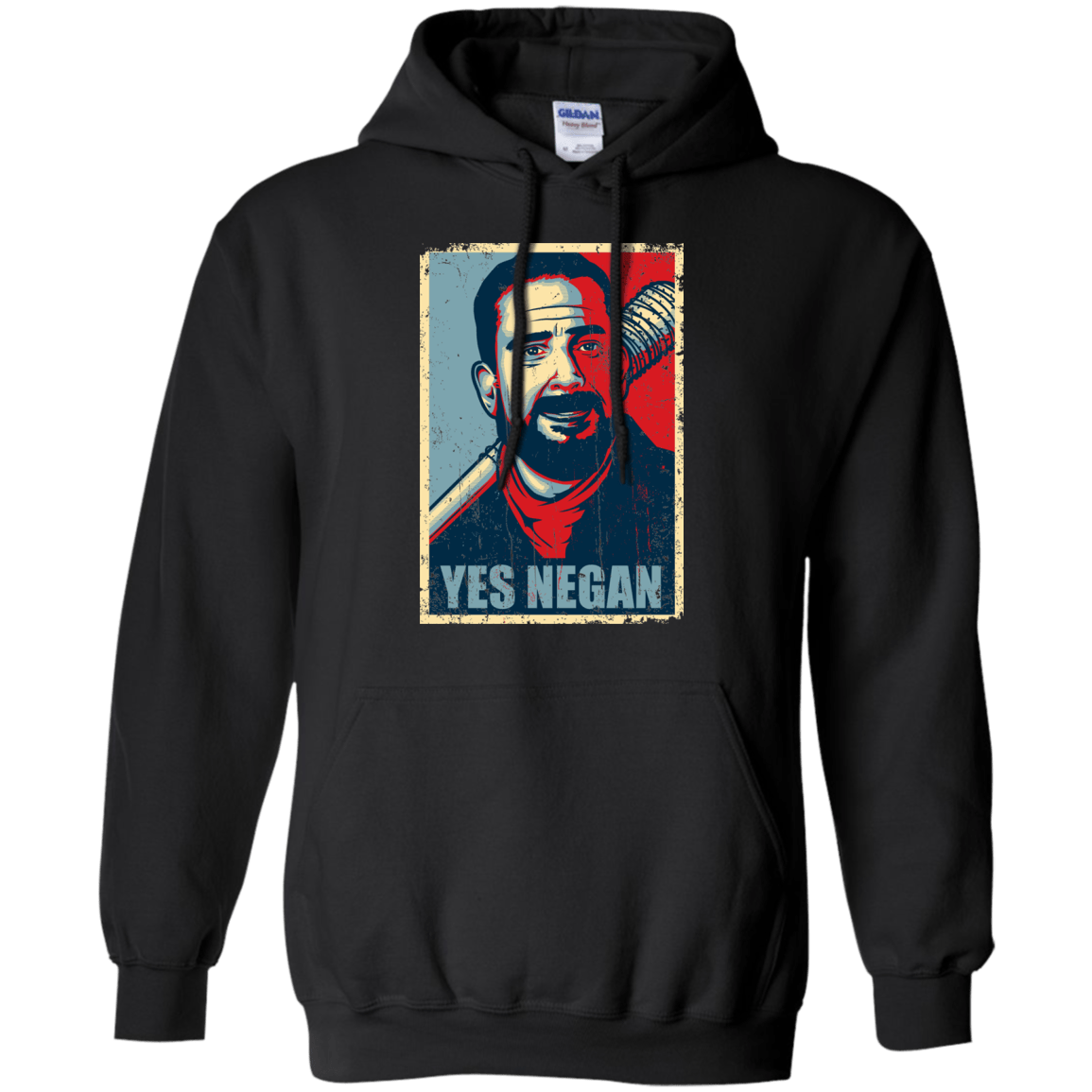 Sweatshirts Black / Small Yes Negan Pullover Hoodie