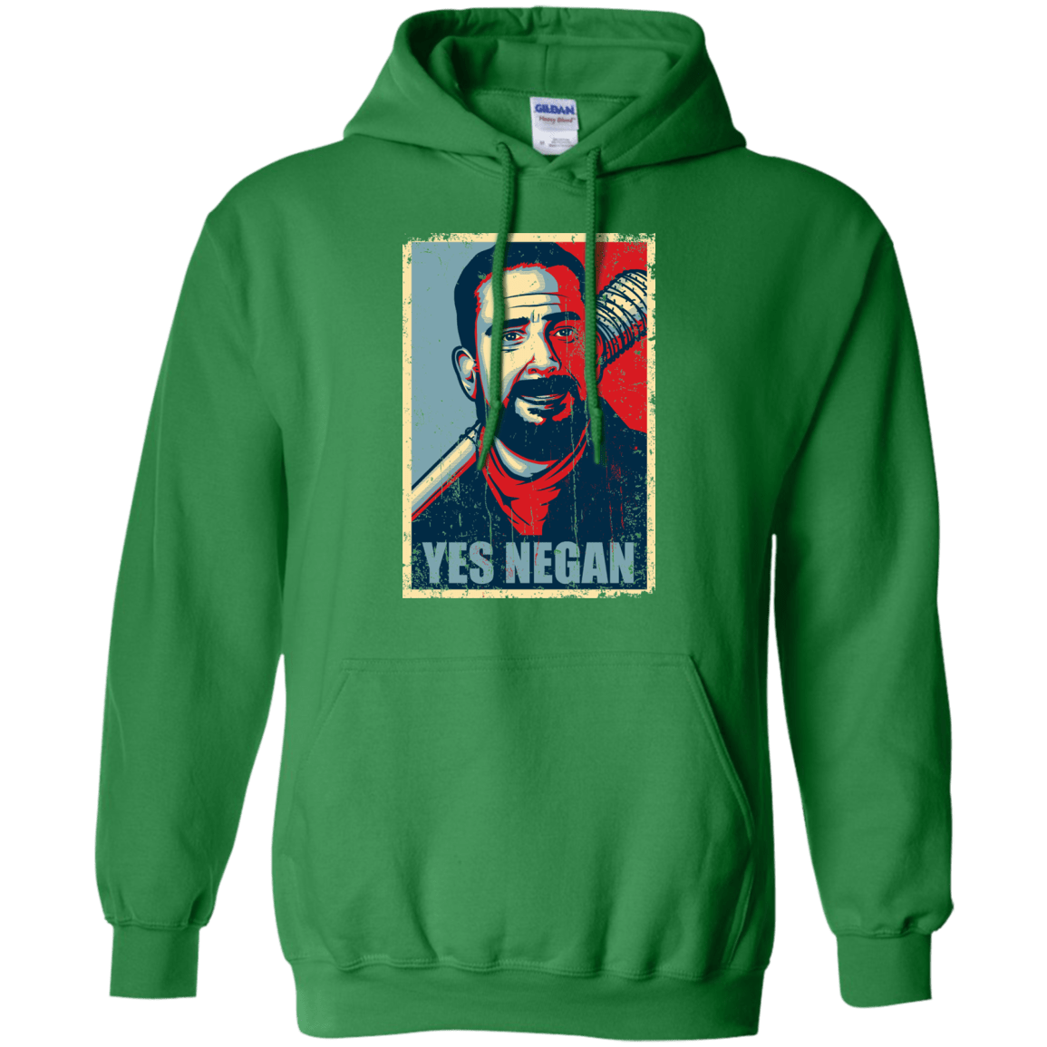 Sweatshirts Irish Green / Small Yes Negan Pullover Hoodie