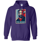 Sweatshirts Purple / Small Yes Negan Pullover Hoodie