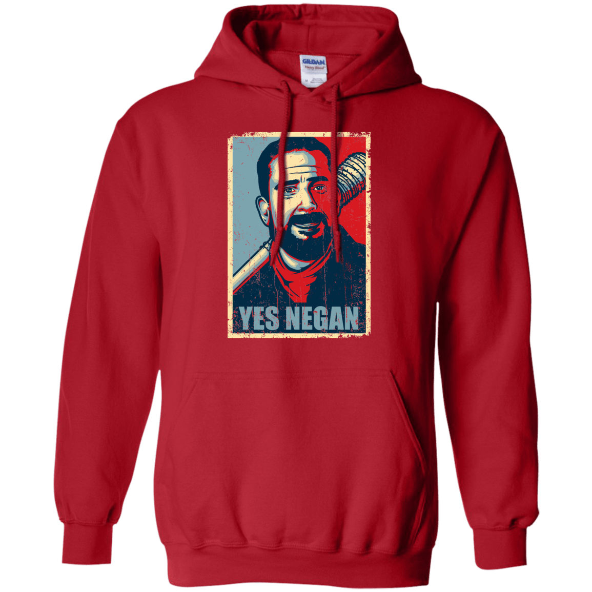 Sweatshirts Red / Small Yes Negan Pullover Hoodie