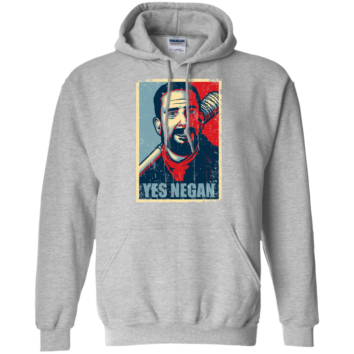 Sweatshirts Sport Grey / Small Yes Negan Pullover Hoodie