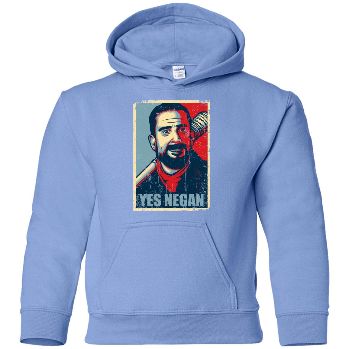 Sweatshirts Carolina Blue / YS Yes Negan Youth Hoodie