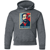 Sweatshirts Dark Heather / YS Yes Negan Youth Hoodie