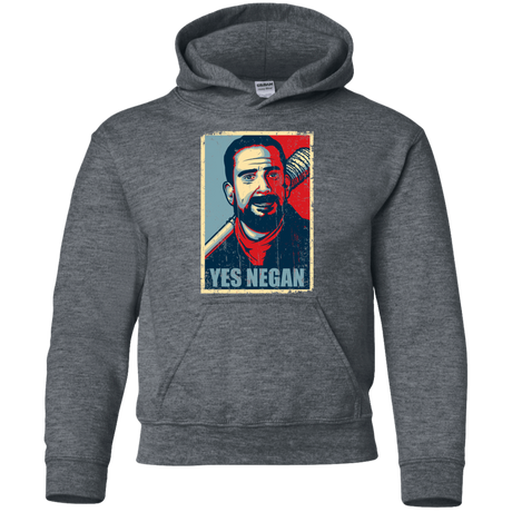 Sweatshirts Dark Heather / YS Yes Negan Youth Hoodie