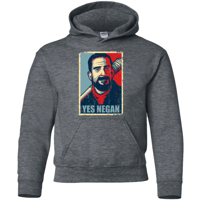 Sweatshirts Dark Heather / YS Yes Negan Youth Hoodie