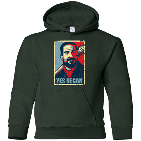 Sweatshirts Forest Green / YS Yes Negan Youth Hoodie