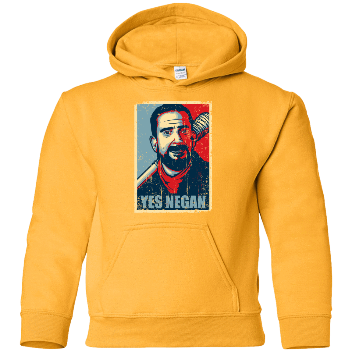 Sweatshirts Gold / YS Yes Negan Youth Hoodie