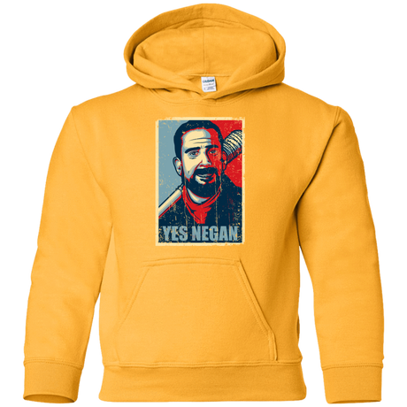 Sweatshirts Gold / YS Yes Negan Youth Hoodie