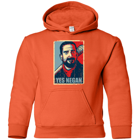 Sweatshirts Orange / YS Yes Negan Youth Hoodie