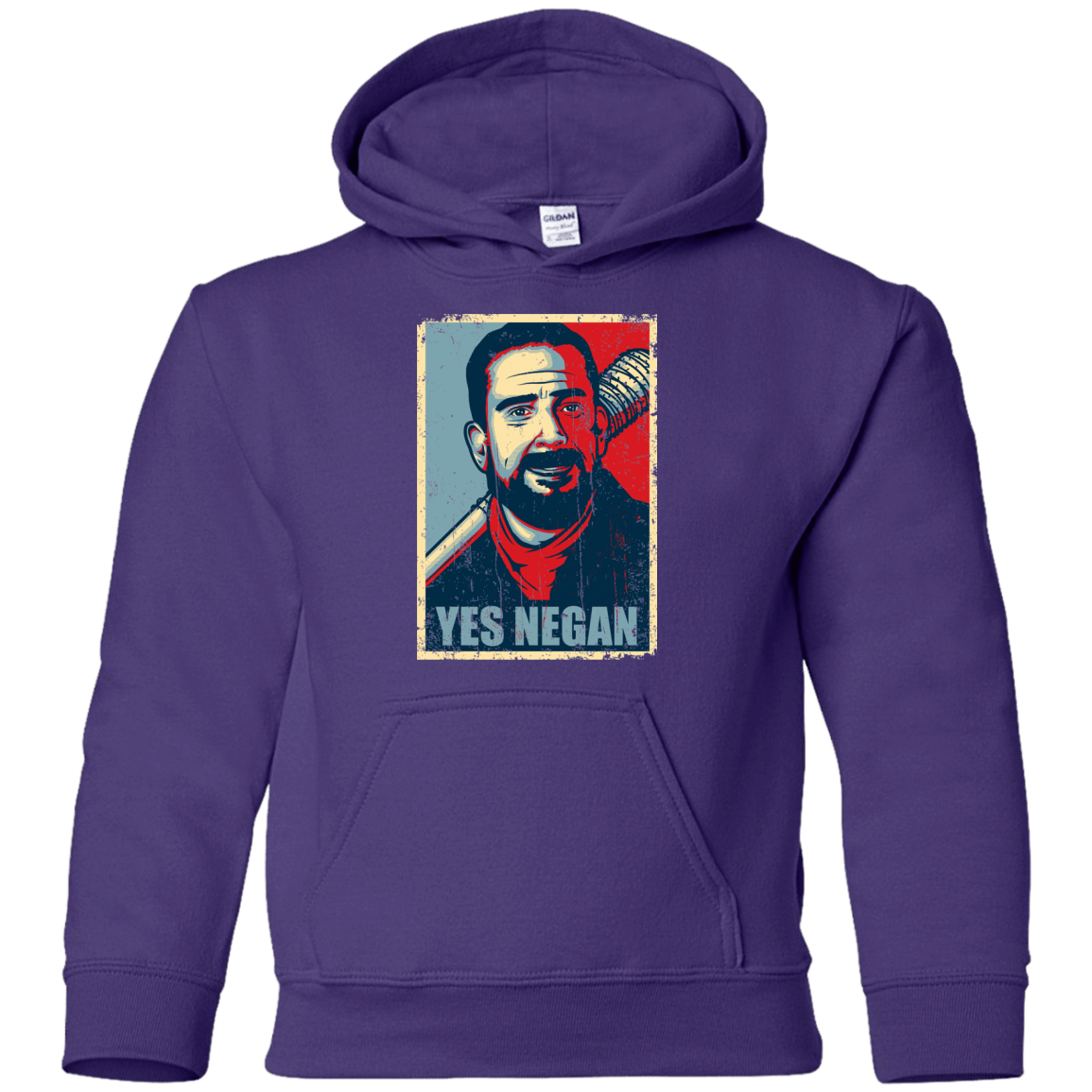 Sweatshirts Purple / YS Yes Negan Youth Hoodie