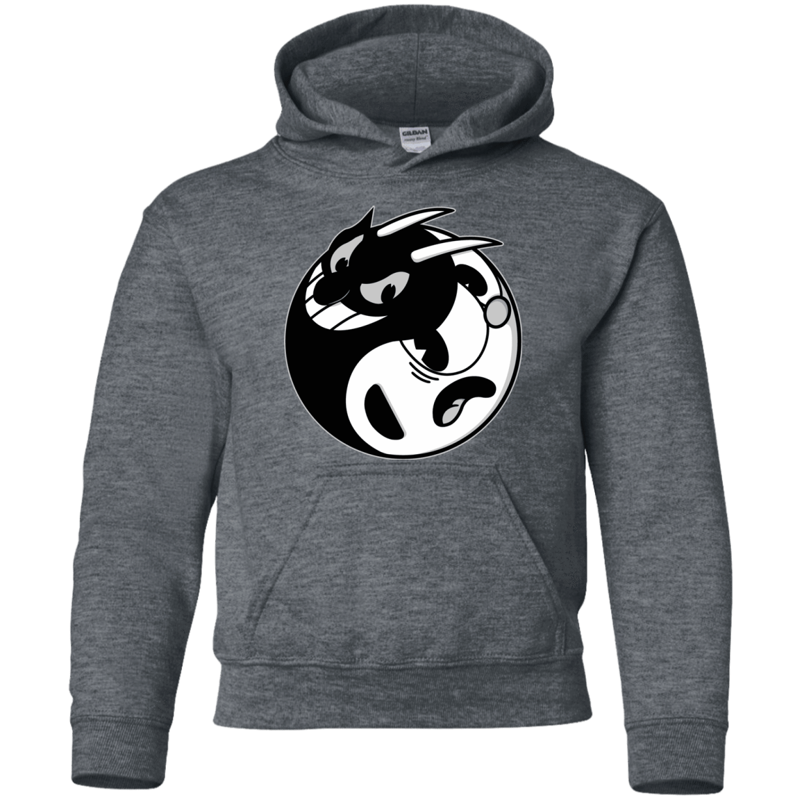 Sweatshirts Dark Heather / YS Yin Cup! Youth Hoodie