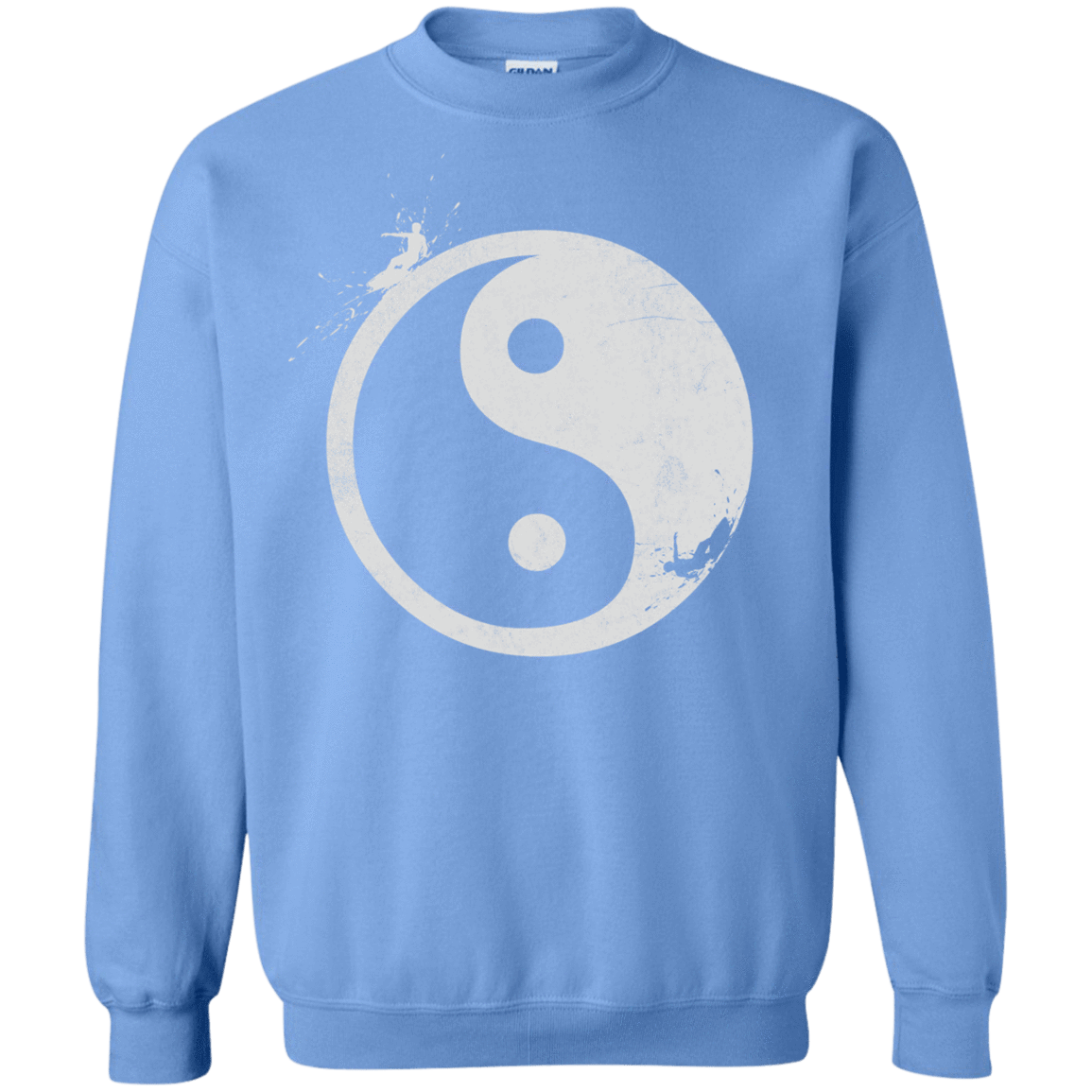 Sweatshirts Carolina Blue / S Yin Yang Surfer Crewneck Sweatshirt