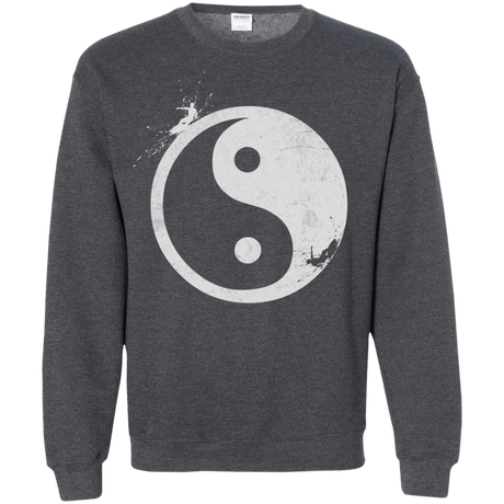 Sweatshirts Dark Heather / S Yin Yang Surfer Crewneck Sweatshirt