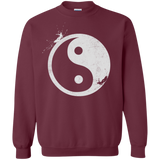 Sweatshirts Maroon / S Yin Yang Surfer Crewneck Sweatshirt