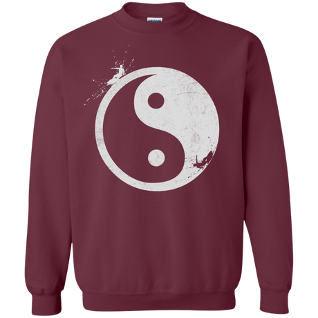 Sweatshirts Maroon / S Yin Yang Surfer Crewneck Sweatshirt