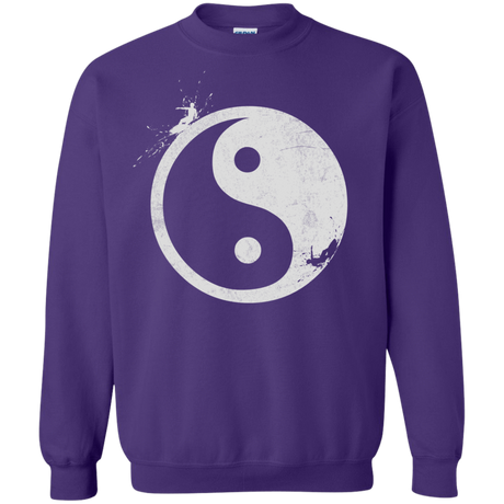 Sweatshirts Purple / S Yin Yang Surfer Crewneck Sweatshirt