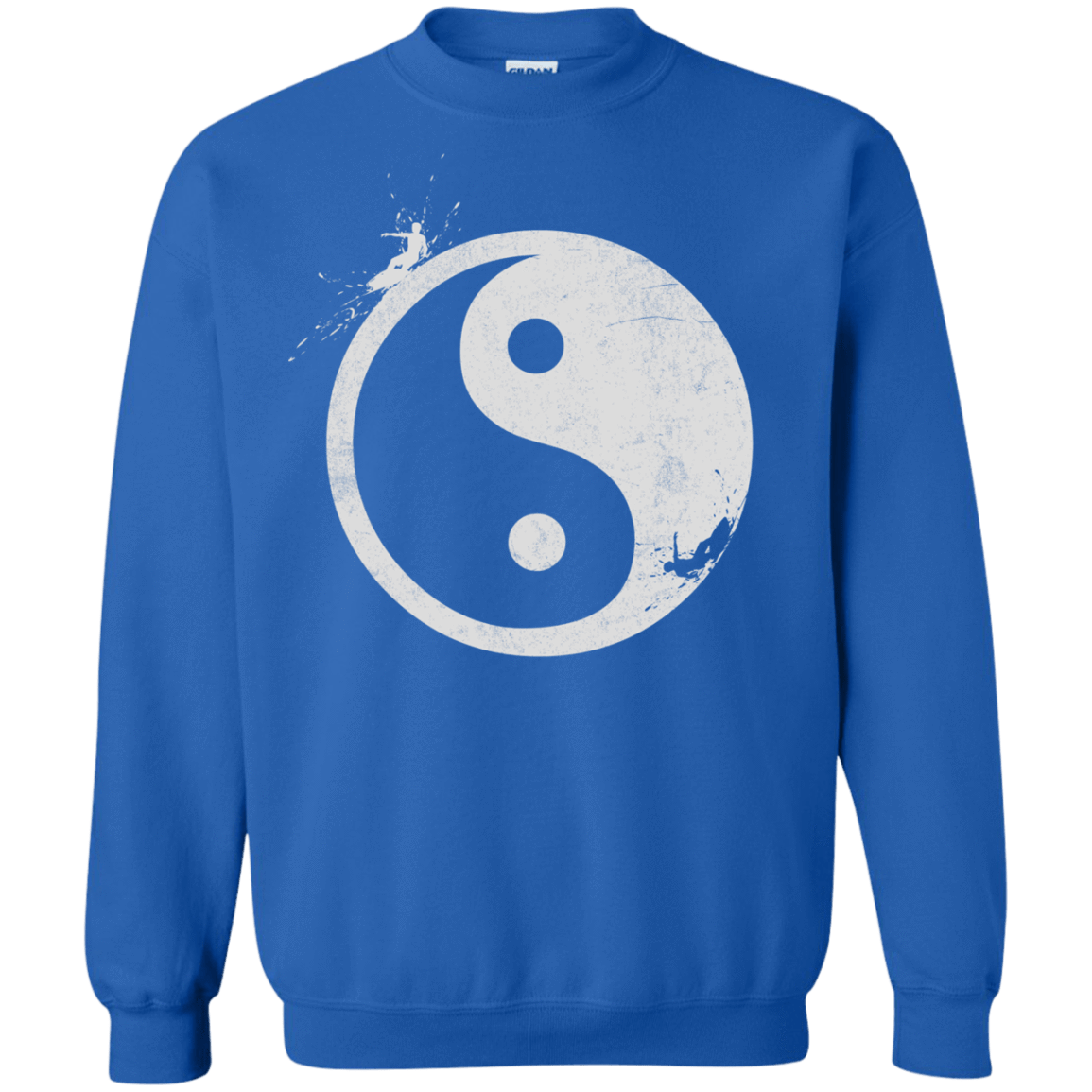 Sweatshirts Royal / S Yin Yang Surfer Crewneck Sweatshirt