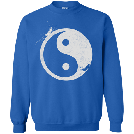 Sweatshirts Royal / S Yin Yang Surfer Crewneck Sweatshirt