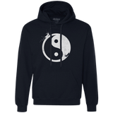 Sweatshirts Navy / S Yin Yang Surfer Premium Fleece Hoodie