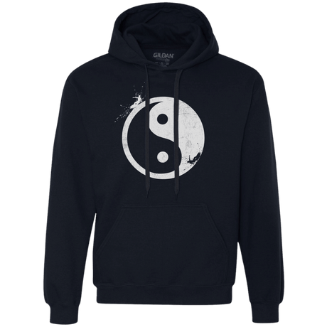 Sweatshirts Navy / S Yin Yang Surfer Premium Fleece Hoodie