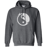 Sweatshirts Dark Heather / S Yin Yang Surfer Pullover Hoodie