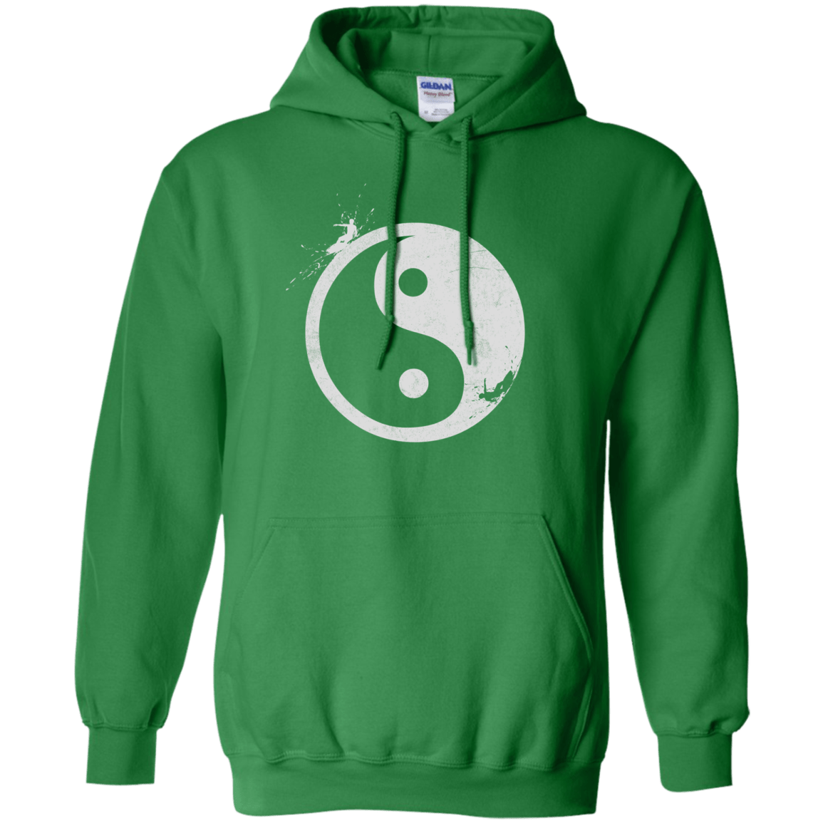 Sweatshirts Irish Green / S Yin Yang Surfer Pullover Hoodie