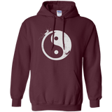 Sweatshirts Maroon / S Yin Yang Surfer Pullover Hoodie