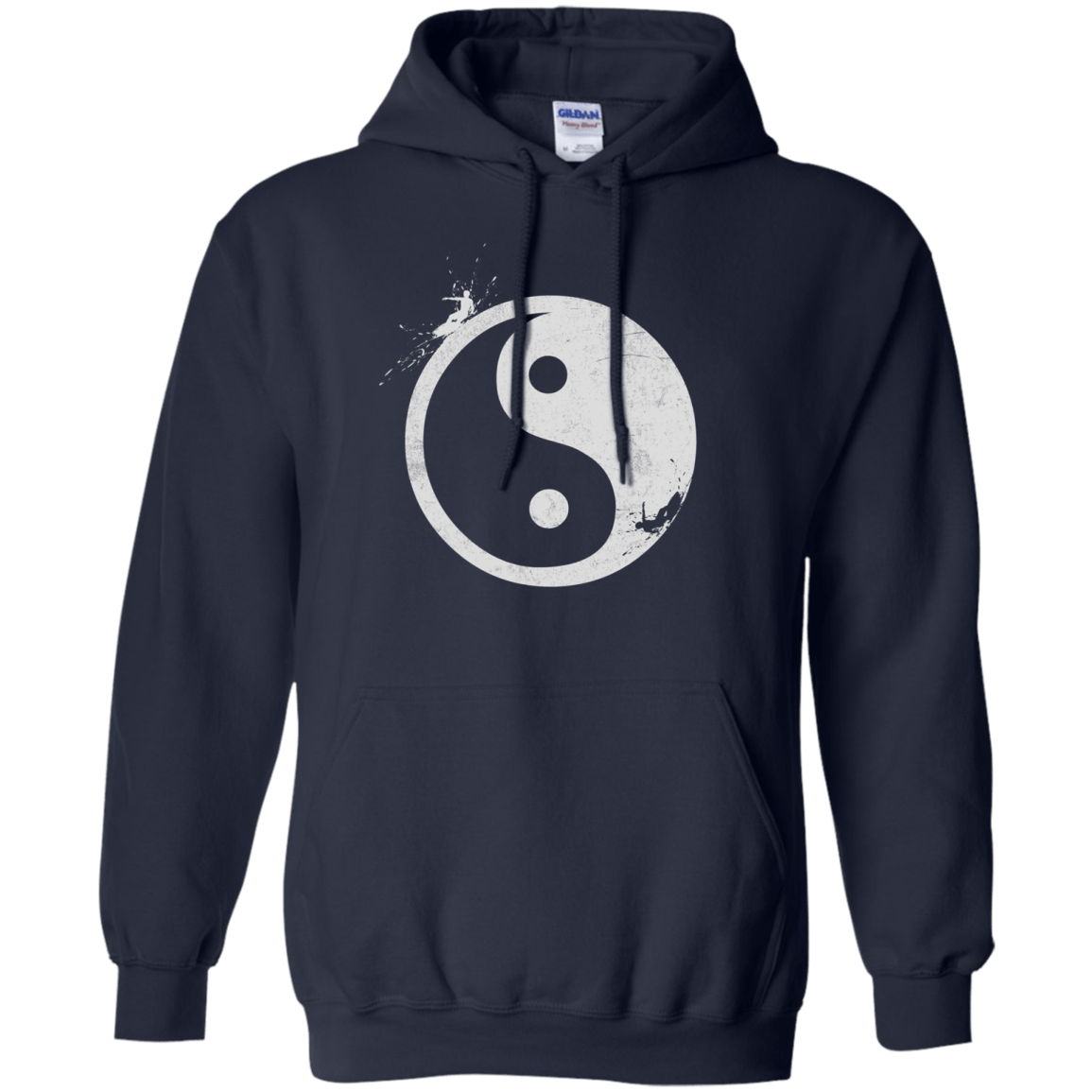 Sweatshirts Navy / S Yin Yang Surfer Pullover Hoodie