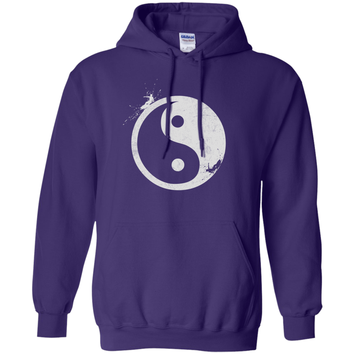 Sweatshirts Purple / S Yin Yang Surfer Pullover Hoodie