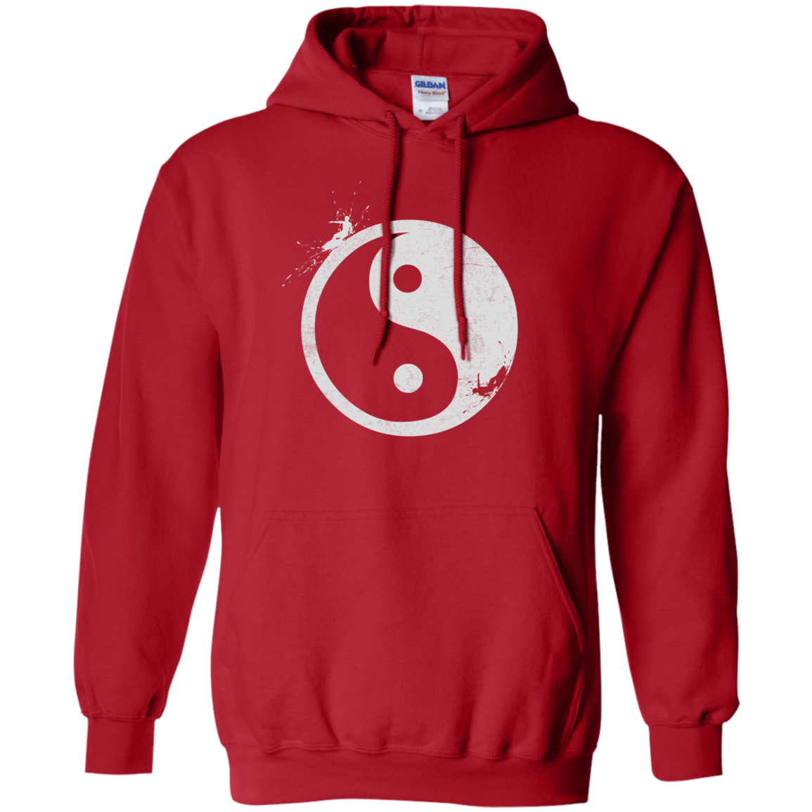 Sweatshirts Red / S Yin Yang Surfer Pullover Hoodie