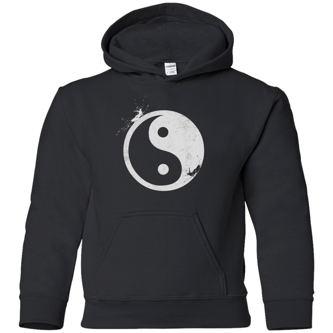 Sweatshirts Black / YS Yin Yang Surfer Youth Hoodie