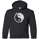 Sweatshirts Black / YS Yin Yang Surfer Youth Hoodie