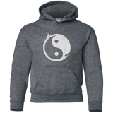 Sweatshirts Dark Heather / YS Yin Yang Surfer Youth Hoodie