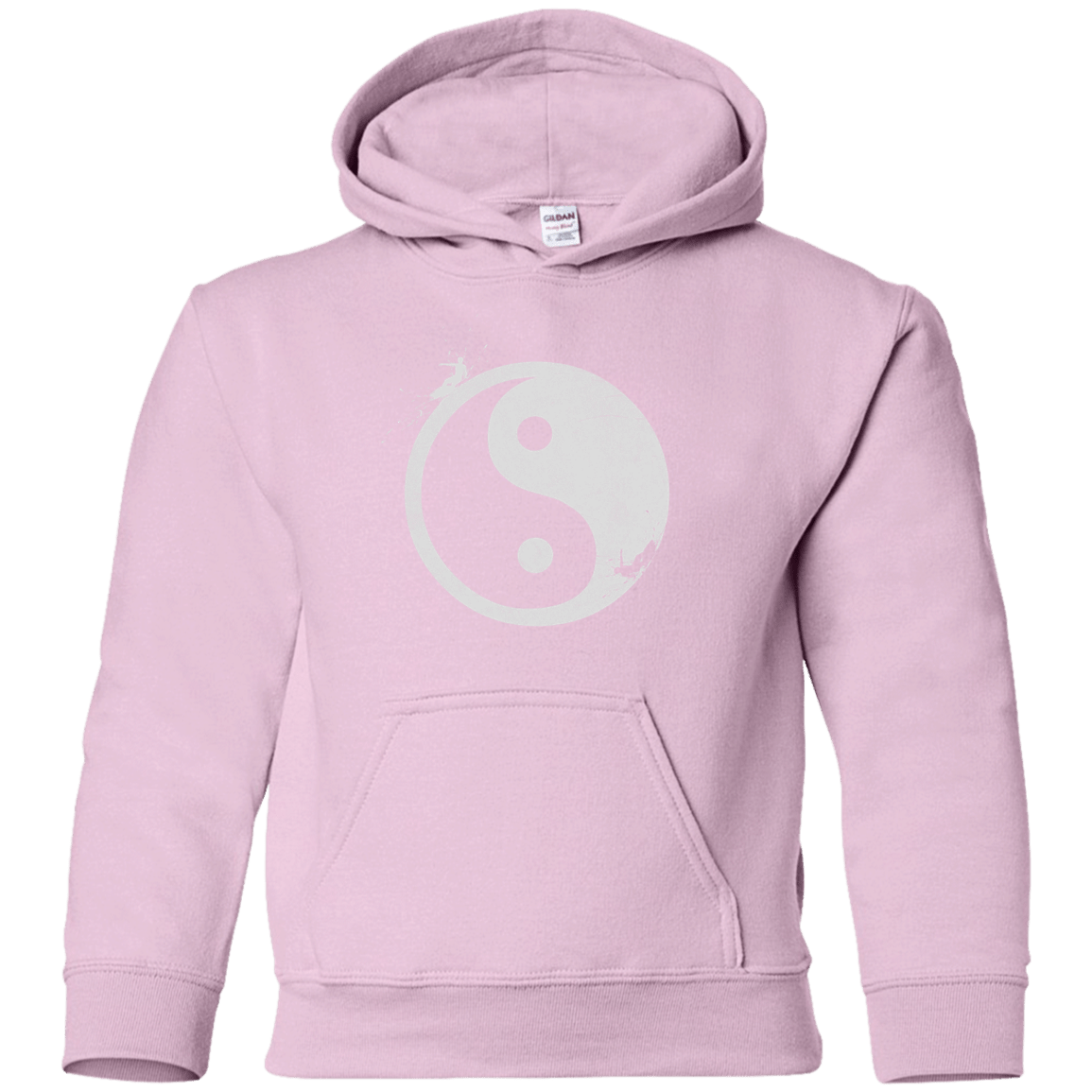 Sweatshirts Light Pink / YS Yin Yang Surfer Youth Hoodie