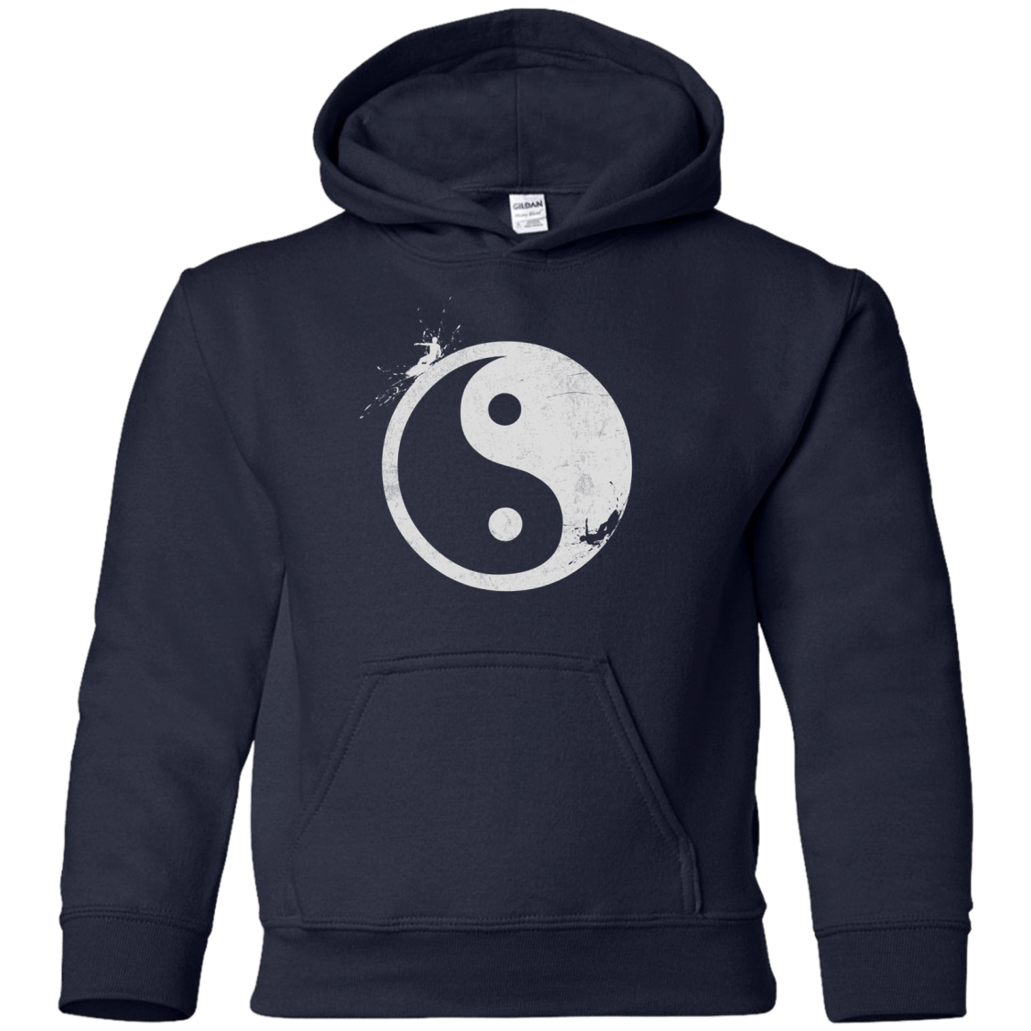 Sweatshirts Navy / YS Yin Yang Surfer Youth Hoodie