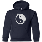 Sweatshirts Navy / YS Yin Yang Surfer Youth Hoodie