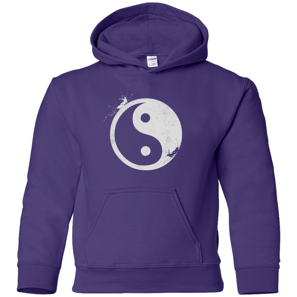 Sweatshirts Purple / YS Yin Yang Surfer Youth Hoodie