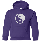 Sweatshirts Purple / YS Yin Yang Surfer Youth Hoodie