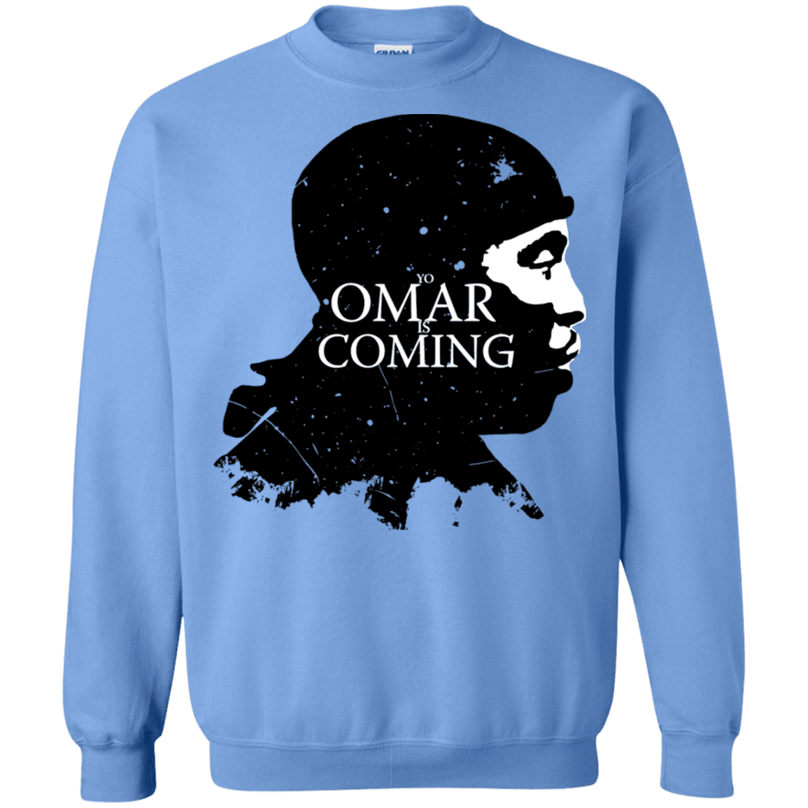 Sweatshirts Carolina Blue / S Yo Omar Is Coming Crewneck Sweatshirt