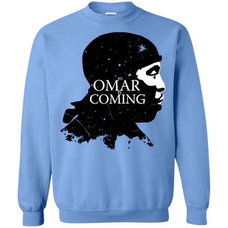 Sweatshirts Carolina Blue / S Yo Omar Is Coming Crewneck Sweatshirt