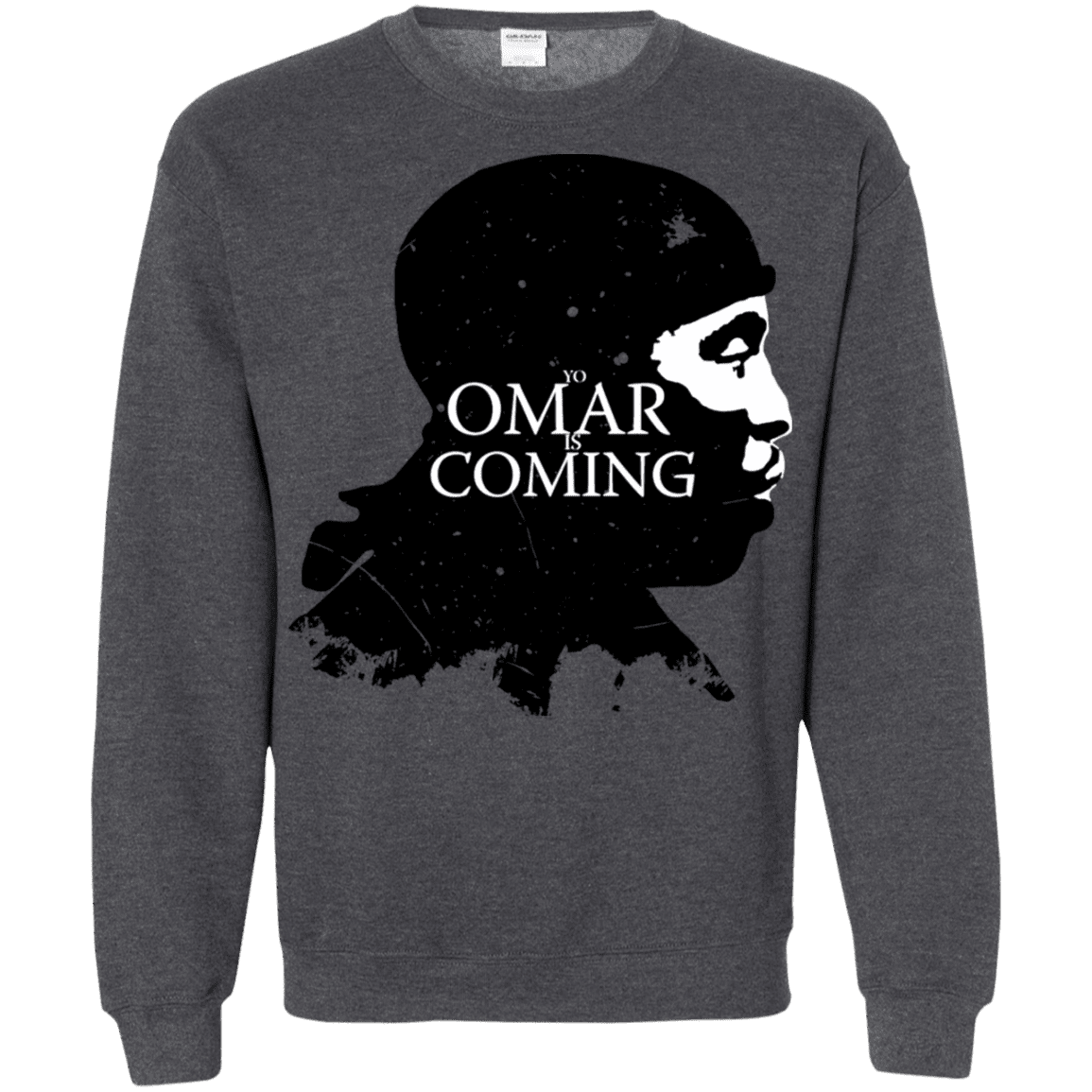 Sweatshirts Dark Heather / S Yo Omar Is Coming Crewneck Sweatshirt