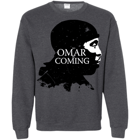 Sweatshirts Dark Heather / S Yo Omar Is Coming Crewneck Sweatshirt