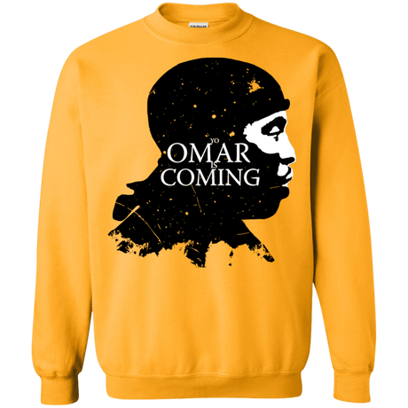 Sweatshirts Gold / S Yo Omar Is Coming Crewneck Sweatshirt