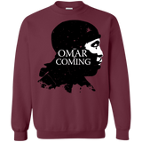 Sweatshirts Maroon / S Yo Omar Is Coming Crewneck Sweatshirt