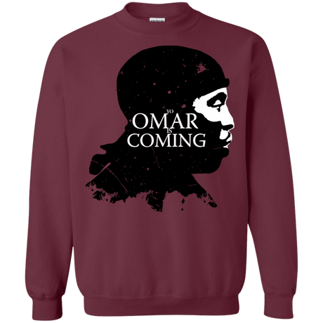 Sweatshirts Maroon / S Yo Omar Is Coming Crewneck Sweatshirt