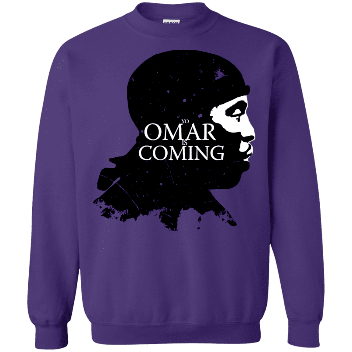 Sweatshirts Purple / S Yo Omar Is Coming Crewneck Sweatshirt